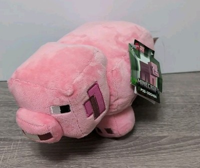 Minecraft Pixelated Pig (Cochon) Plush by Mojang Mattel 8'' NEW W/TAGS