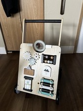 Wooden Baby Walker Push Toy Montessori Activity Center Asweets Learning Walker