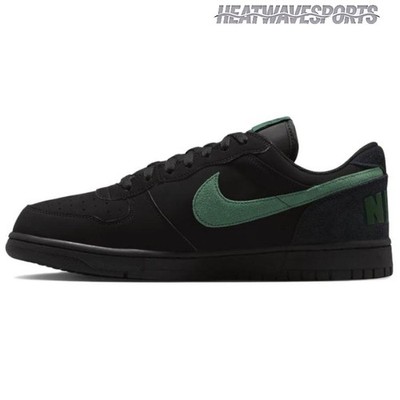 Nike Big Low top Skateboard Shoes Men's Black Green 854166-008 New