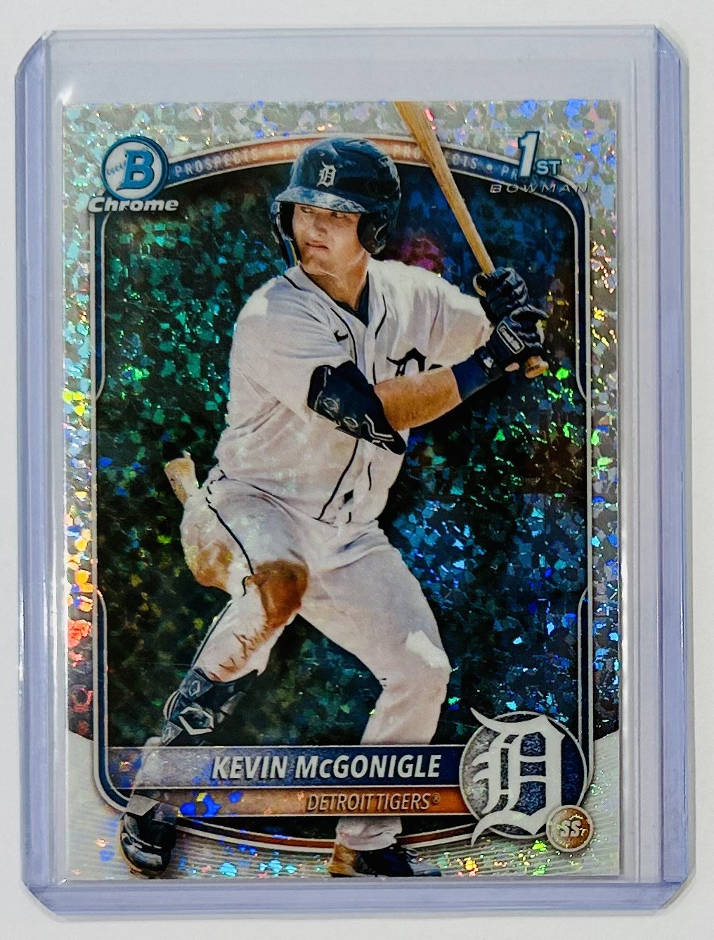 2025 Bowman Chrome Mini Diamond Kevin McGonigle 1st Refractor #BCP-79 RC Rookie