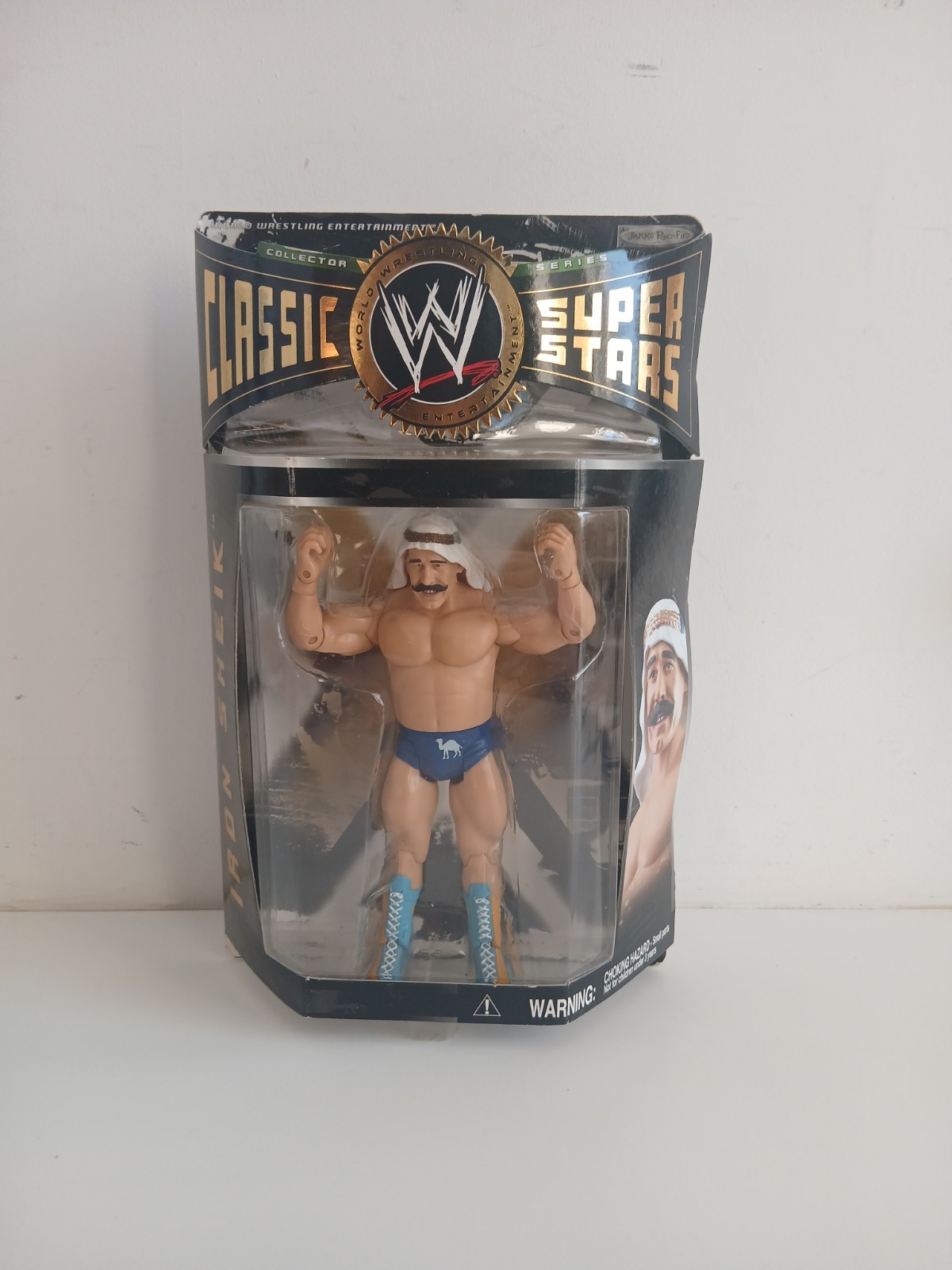WWE Wrestling Figure Classic Superstars Iron Sheik Boxed New Jakks