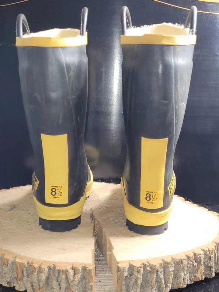 Botas de bombero Ranger Firewalker para mujer de 8,5 anchas con puntera de acero de goma de 12,5". OBO Foto 2 de 4