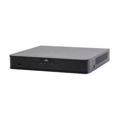 UNV 8-Channel 4K AI NVR NVR301-08B-P8-IQ 8-Port PoE 12MP Intelligent IP Recorder
