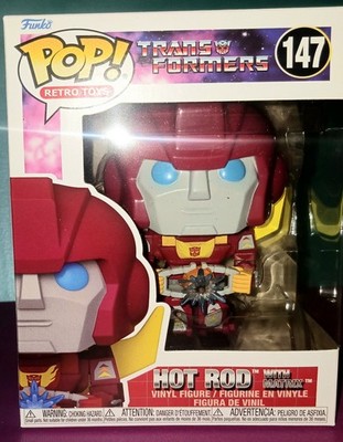 Funko Pop! Retro Toys Transformers Hot Rod w/ Matrix #147 Vinyl Figurine