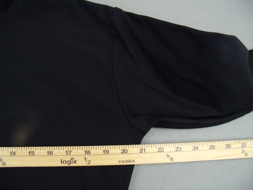 Lote de Camisa Under Armour HeatGear Para Hombres 2XL Negra Manga Larga Compresión Cuello Simulado Foto 4 de 4