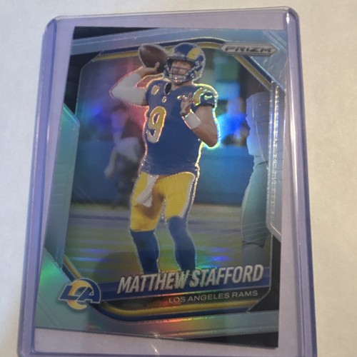 Panini 2025 Prizm Matthew Stafford #21 Los Angeles Rams NFL Football Card Silver
