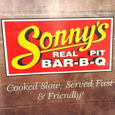 1990s Sonny's Real Pit Bar-B-Q BBQ Restaurant Menu Sonny Tillman Baby Back Ribs