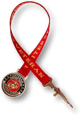 Armed Forces Depot U.S. Marine Corps Veteran Bookmark 10 Inch Ribbon
