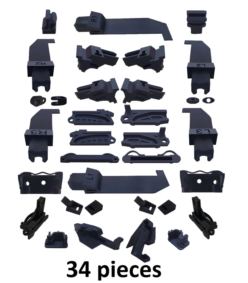 Kit Riparazione Completo Capote Fiat 500C Cabrio Soft Top Roof 34 Pezzi - Bild 1 von 4