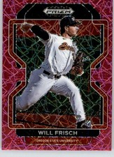 2022 Panini Prizm Draft Picks NEON PINK VELOCITY PRIZMS Baseball Cards Pick List