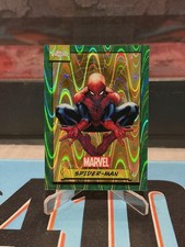 2024 Topps Chrome Marvel Spider-Man 2/99 Green Gamma Raywave Refractor #1 