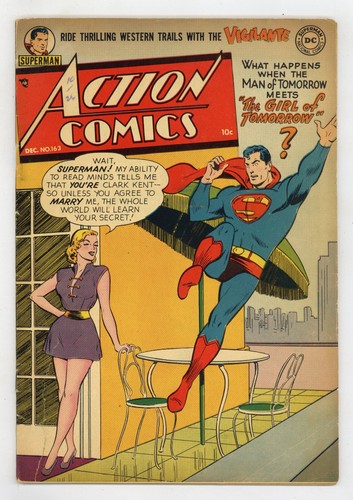 Action Comics #163 GD/VG 3.0 RESTORED 1951