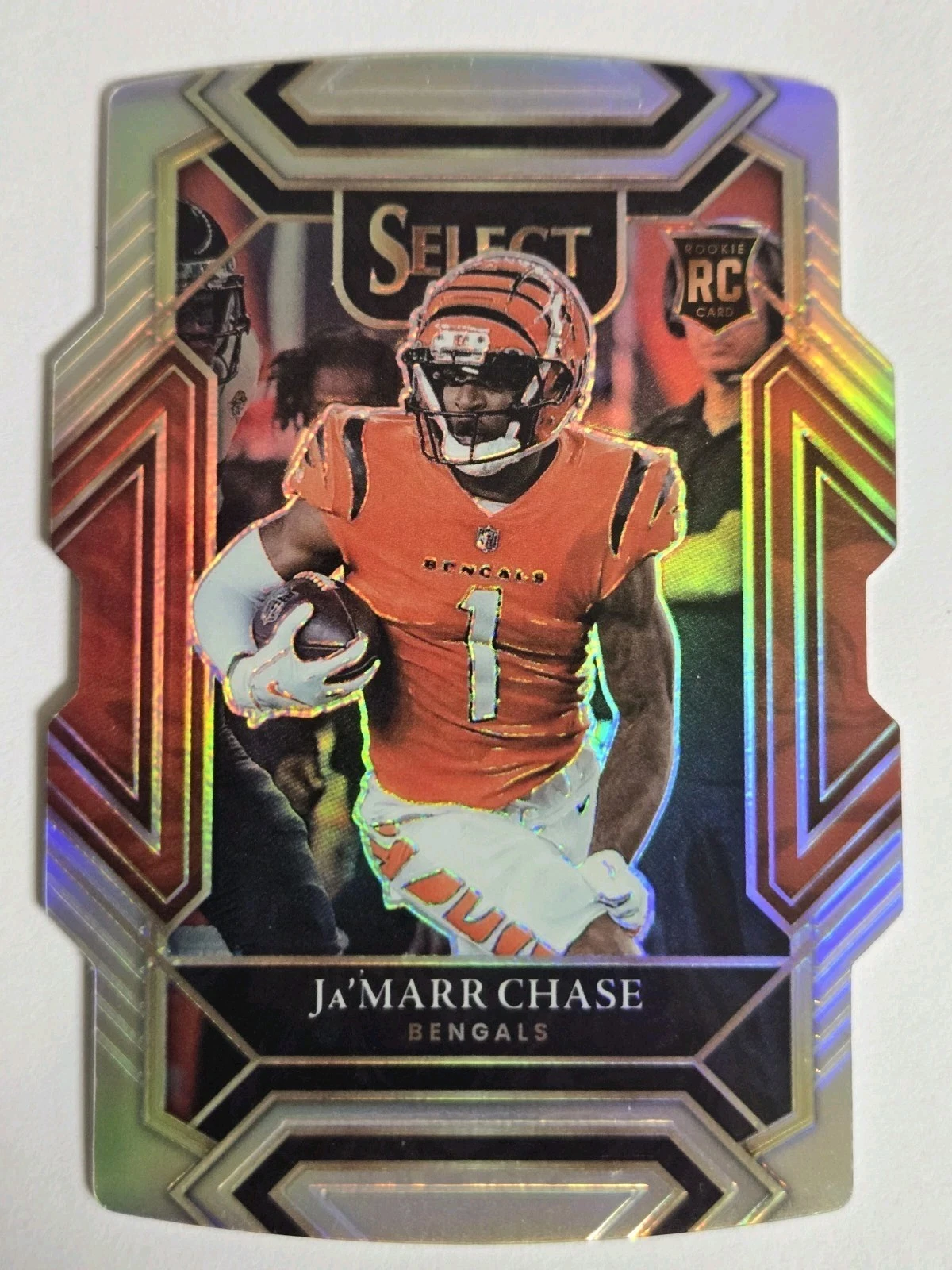 2021 Select Club Level Silver Prizm Jamarr Chase Rookie #247 Die Cut