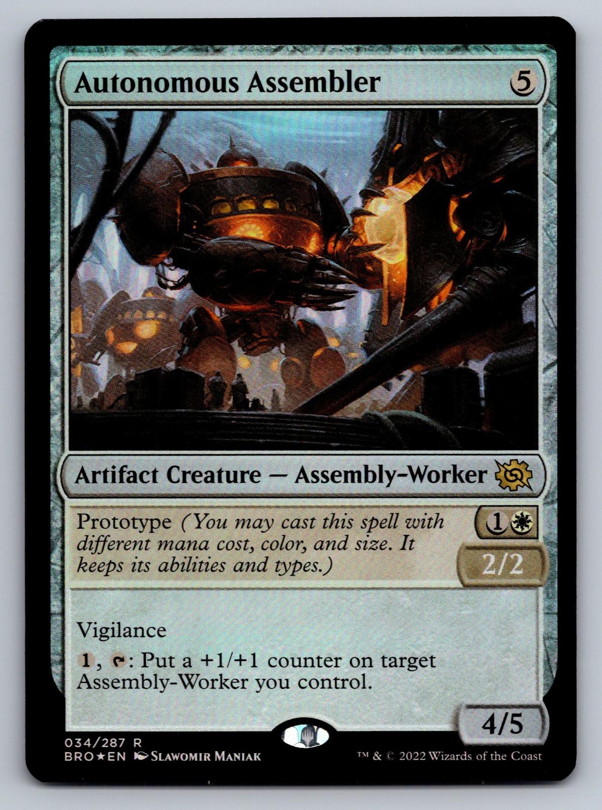 Autonomous Assembler 34  Pack: The Brothers' War Magic: The Gathering NM