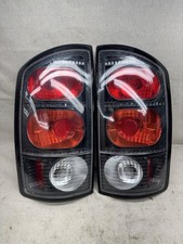 Dodge Ram 1500 Pickup 2002 2003-2006 Pair Of Aftermarket Carbon Taillights