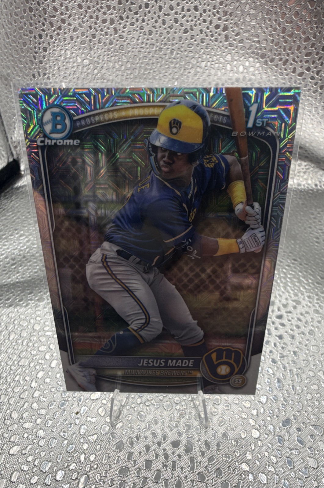 2025 Bowman - Chrome Prospects Jesus Made #BCP-50 Mojo Refractor (RC)