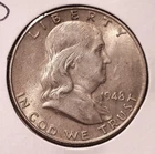 1948-D Franklin Half Dollar, Ch. AU #3126