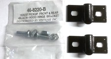 1935 1936 1937 Ford Pickup Truck Front Rear Hood Bracket Set Black Pair 1935 1936 1937 Ford Pickup Truck Front Rear Hood Bracket Set Black Pair