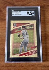 2021 Donruss Optic Gold Vinyl Prizm Zac Gallen #142 1/1 SGC 9.5