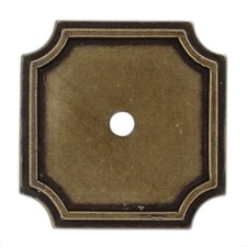 Amerock BP297-BB BD55 Burnished Brass Traditional Classics 1 3/4" Knob Backplate