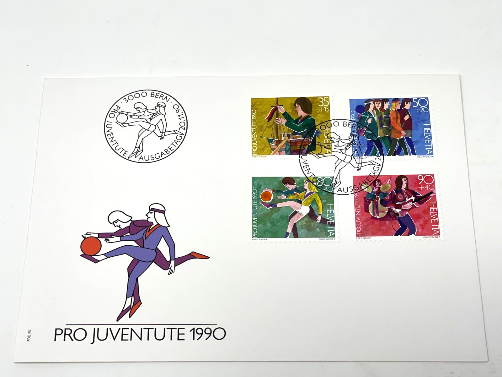 1990 - 'Switzerland', 'For Our Youth', 1990. FDC (#88)