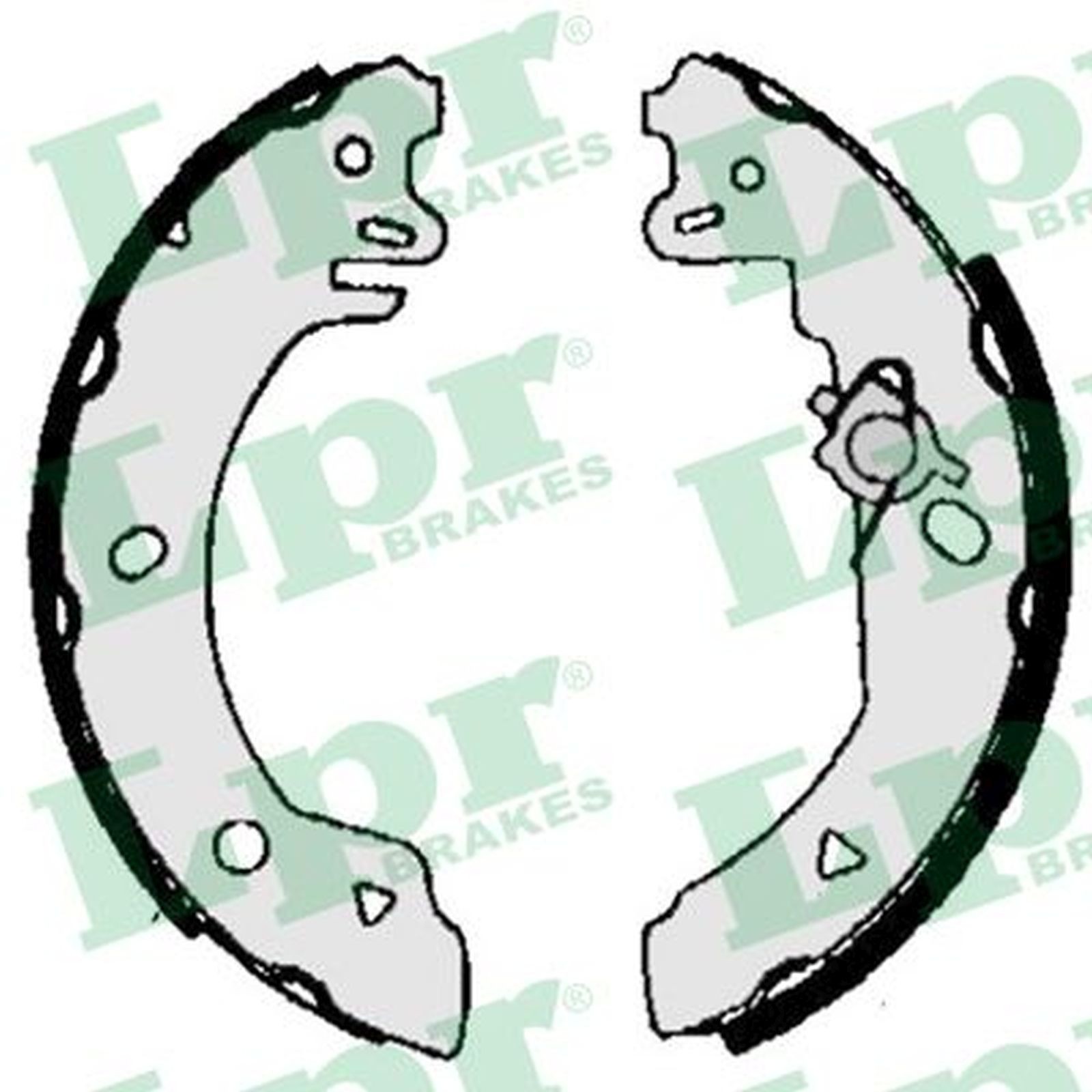 ORIGINAL® Lpr 05770 Bremsbackensatz Hinten passend für Ford FIESTA III FIESTA