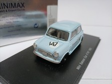 Spark 1:43 Mini Cooper Mini Saloon Car # 147 1960 Rally Car Model 