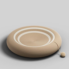 Cat Scratcher Bed 50 50cm Round Style Natural Sisal 1 Pieces Include Ship