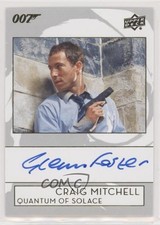 2019 Upper Deck James Bond Collection Glenn Foster as Craig Mitchell Auto bc6