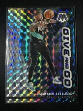 DAMIAN LILLARD 2022-23 Panini Mosaic Basketball Give and Go Mosaic Prizm #6