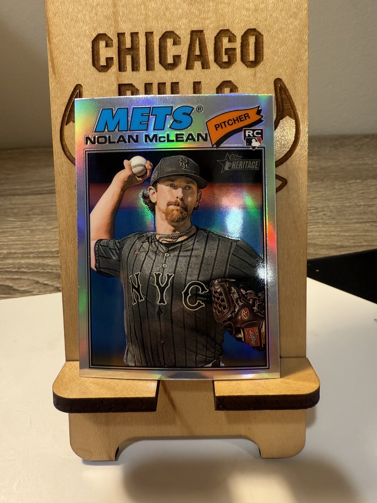 2026 Topps Heritage - Nolan McLean #150 Chrome Refractor (RC)