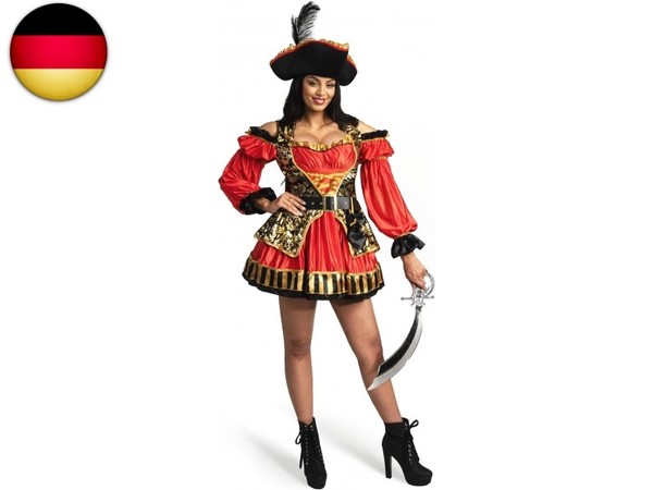 Spooktacular Creations Frauen Spanische Piraten KostüM Set, Kleidermit Hut,-image