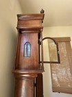 Antique grand father clocks Chippendale Walnut Tall Case Jacob Hege Sailing Ship — photo 4
