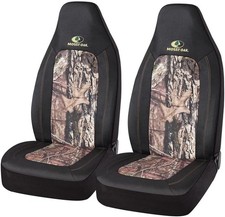 Mossy Oak Camo Seat Covers High Back - Made With Rip-stop Oxford Fabric
