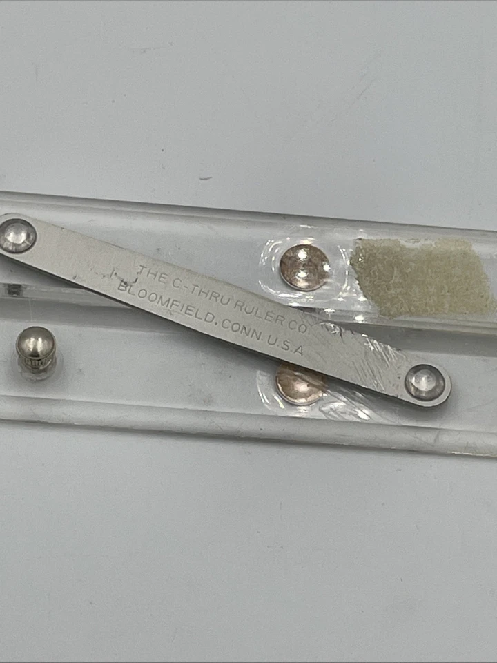 The C-Thru Ruler Co 15" Parallel Line Drafting Adjustable Hinged Plastic Tool K2 - Image 3 of 4