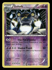 Pokemon TCG Golurk Psychic Holo Rare Plasma Blast 46/101 MP