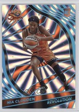 2022 Panini Revolution WNBA Sunburst 46/75 Nia Clouden #99 Rookie RC 04cw