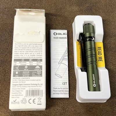 Olight i3T EOS OD Green Limited Edition EDC LED Flashlight NEW