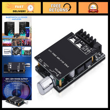 Mini Bluetooth Audio Amplifier Board 2.0 Channel 50W x 2, DC 9-24V Stereo Amp, A