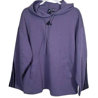 Adidas Future Icons 3S Women Sportswear Hoody Shadow Violet Size Small