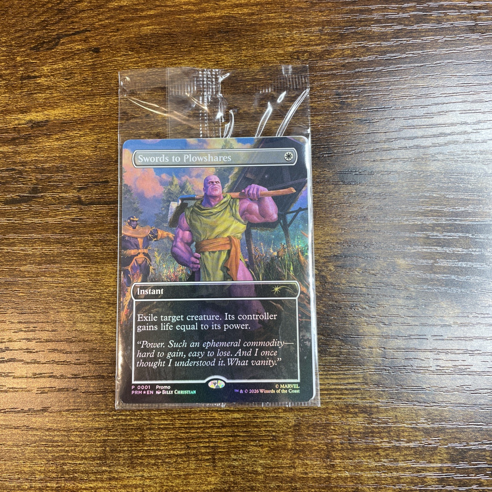 MTG Swords to Plowshares P 0001 PSA Magazine Promo SEALED