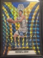 2024-25 Panini Mosaic Reactive Yellow Elevate Tristan Da Silva #19 (RC)/99