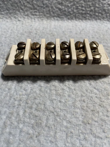 Vintage Porcelain Terminal Block