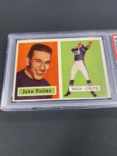 John Unitas 1957 Topps #138 PSA EX-MT 6
