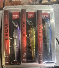 Lot 3x Strike King KVD Elite 300 Series Jerkbait - 4.75 Inches 1/2oz, New!!