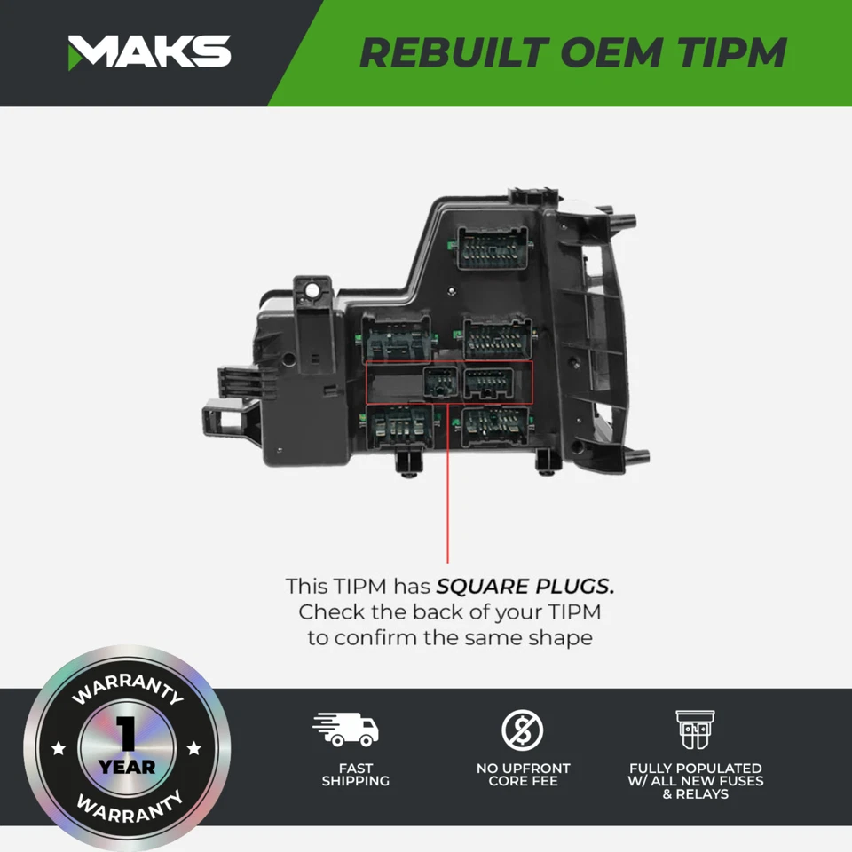 2003-2005 Dodge RAM 3500 OEM Rebuilt TIPM Fuse Box 05026031 05026032 - Image 4 of 4