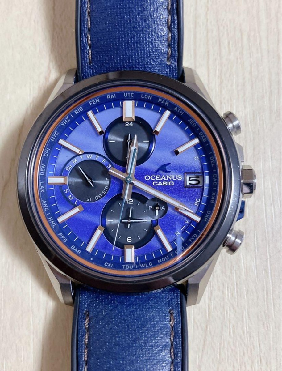 Casio Oceanus Japan Indigo OCW-T4000ALE-2AJR Rare Watch | eBay Casio Oceanus Japan Indigo OCW-T4000ALE-2AJR Rare Watch | eBay