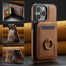 For iPhone 17 Air 17 16 Pro Max 14 13 12 11 15 XR 7 XS Phone Case wallet Leather
