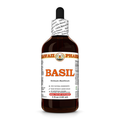 Basil (Ocimum Basilicum) Dried Leaf Liquid Herbal Extract