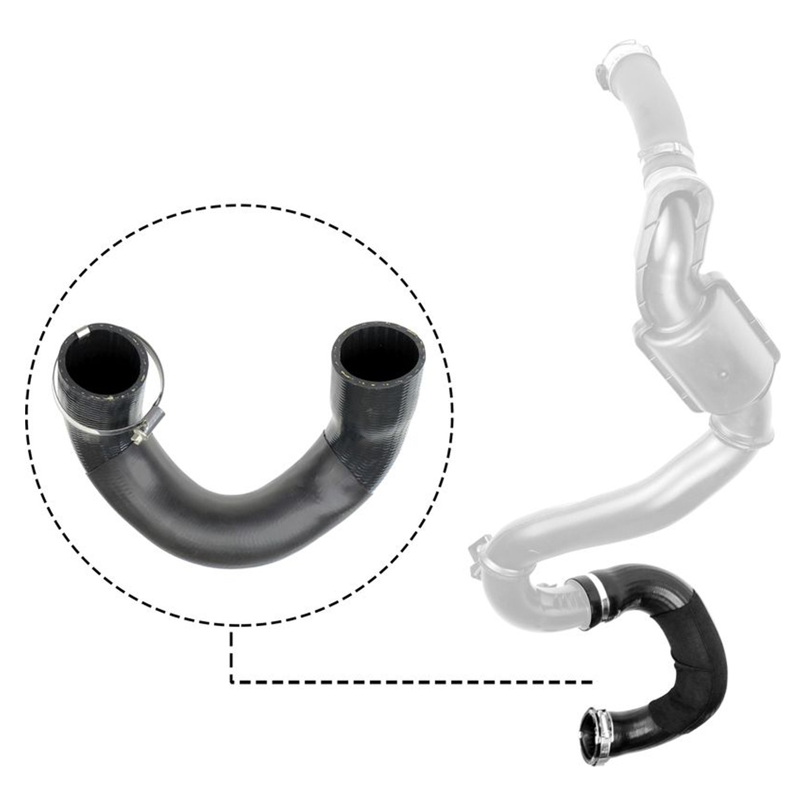 CHARGE AIR HOSE 09-0526 FOR RENAULT TRAFIC/II/Van/Bus VAUXHALL VIVARO OPEL - Image 14